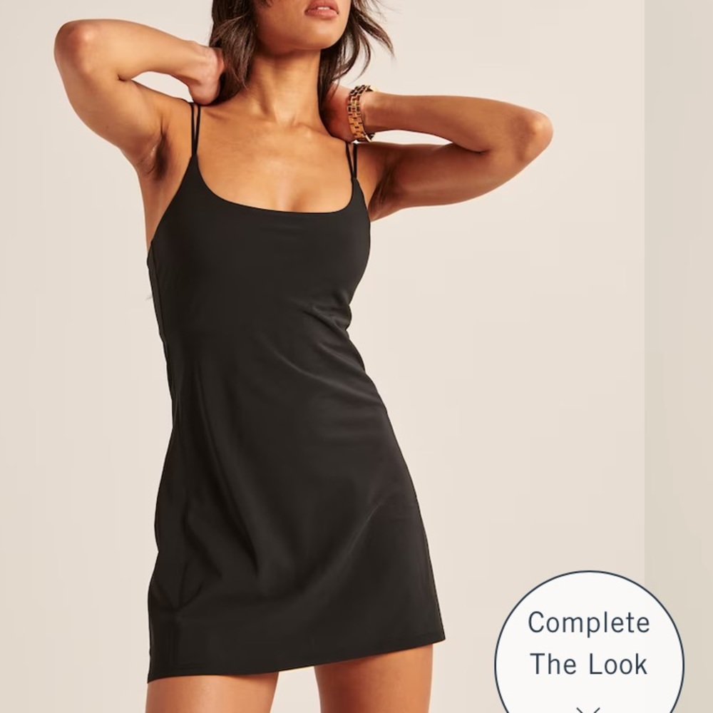 Abercrombie Traveler Mini Dress: Black
